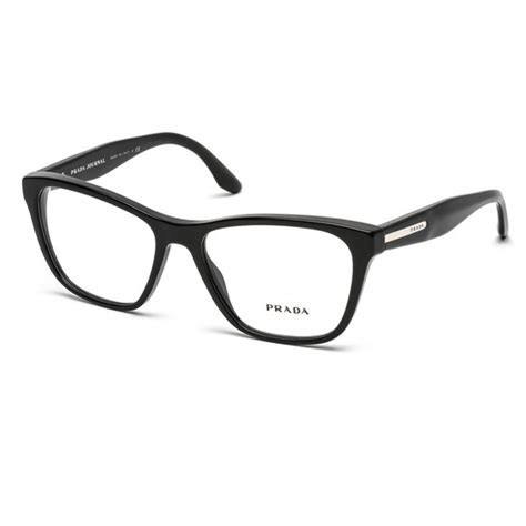 Prada Ladies Eyeglass Frames PR 04TV 1AB1O1 54 